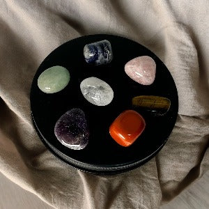 Paquete de inicio con piedras de los 7 chakras